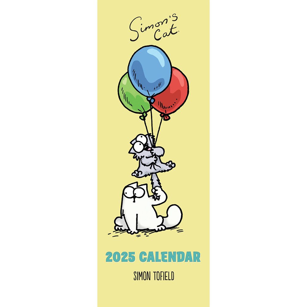 Simon's Cat slim calendar 2025