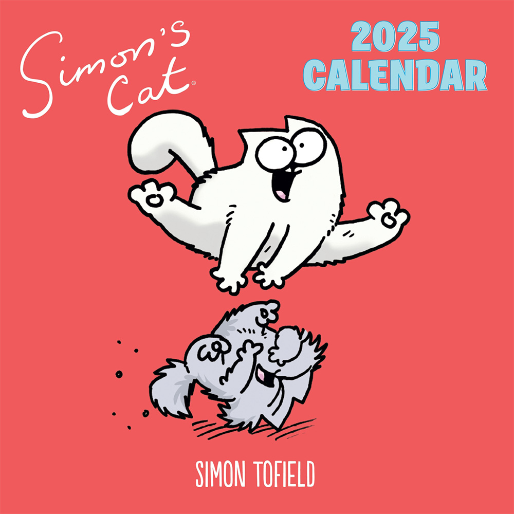 Simon's Cat wall calendar 2025