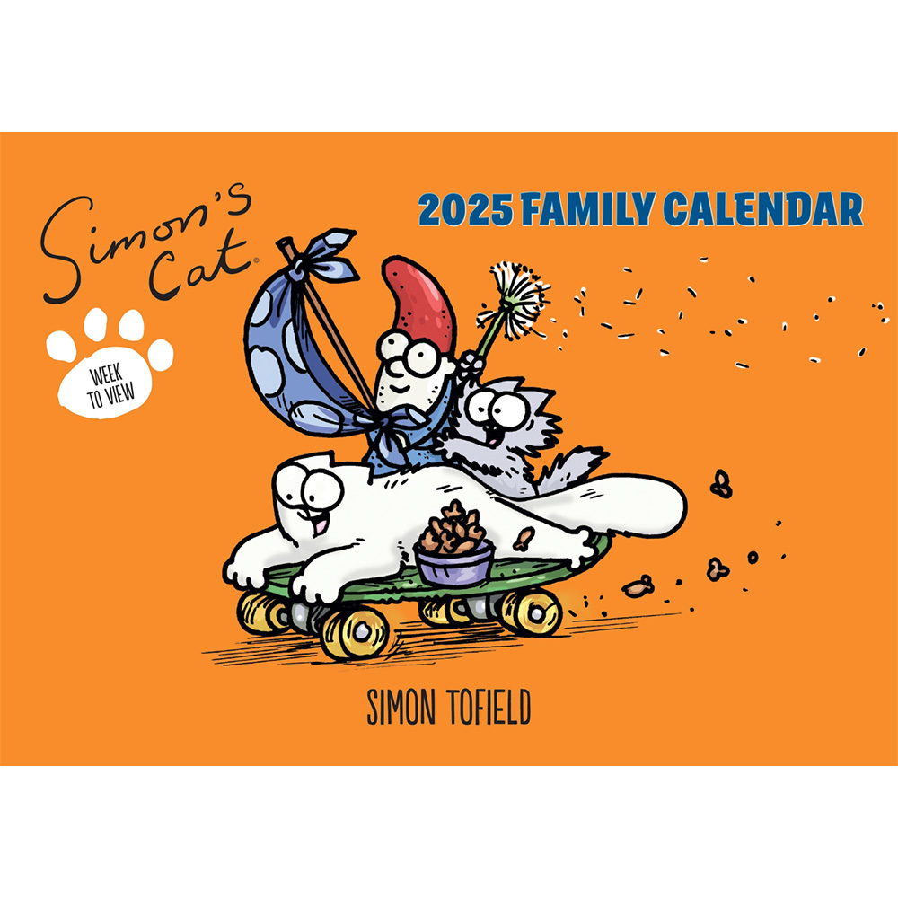 Simon's Cat family organiser 2025