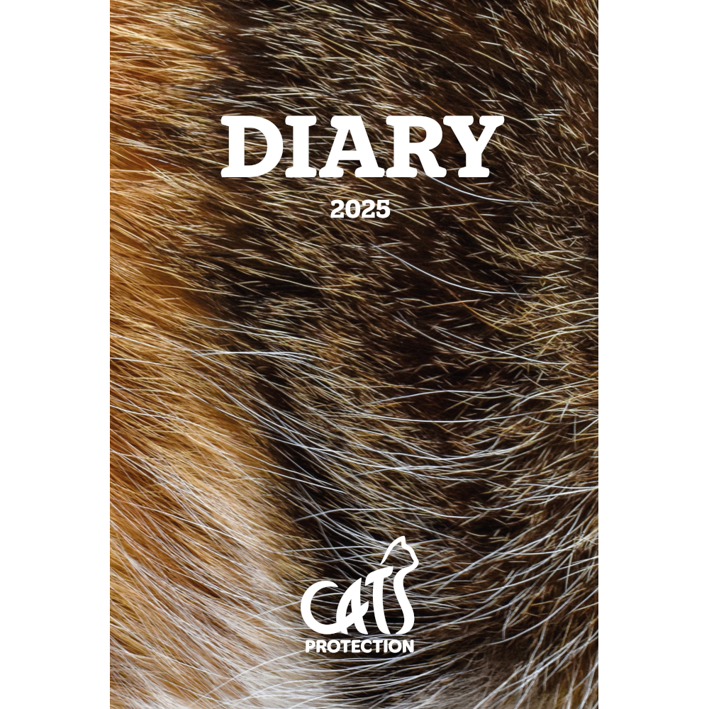 Cats Protection A5 diary 2025