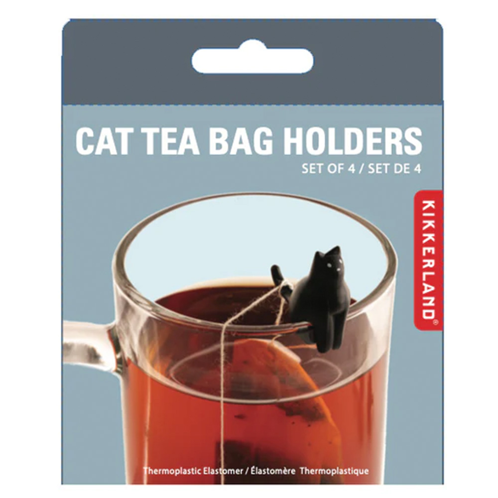 Cat tea bag holders