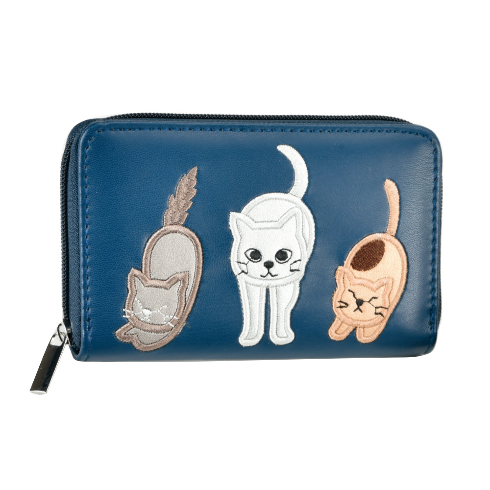 Trio of cats purse