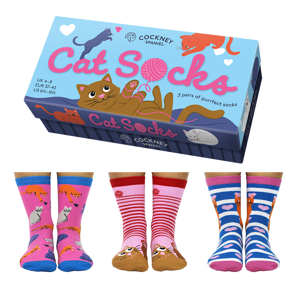 Cats socks box